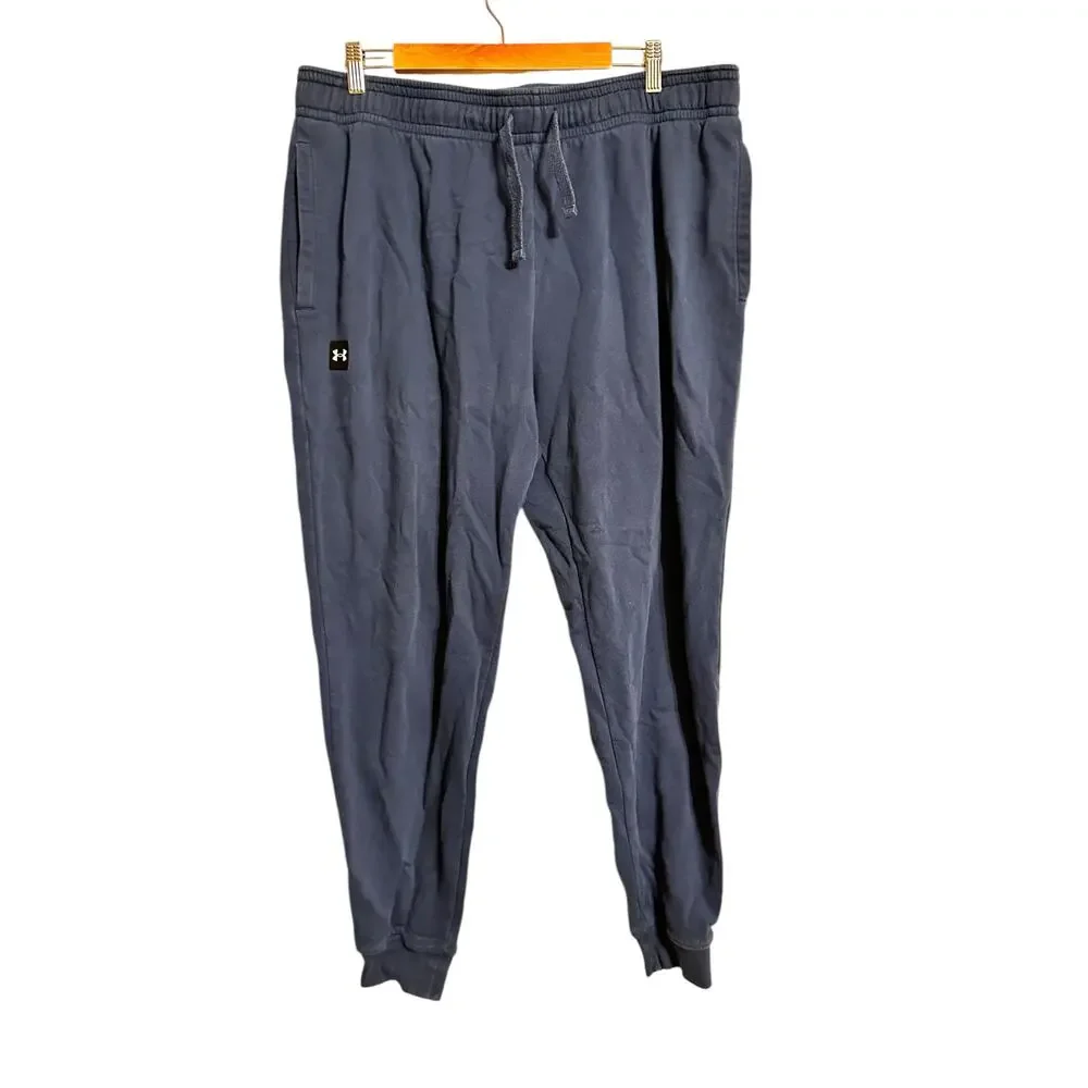 Under Armour Navy Blue Men's Jogger Sweatpants Loungewear Size XXL
